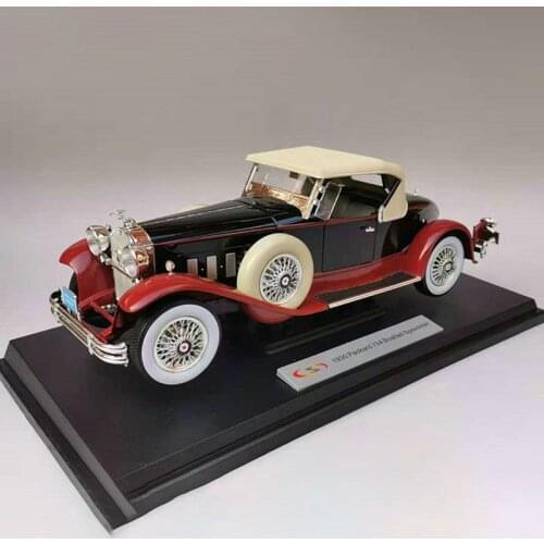 1/18 Alloy 1930 PACKARD 734 Speedster Vintage Model Toy Car Front Wheel Steering Die Cast Classic Collection Toys Vehicle