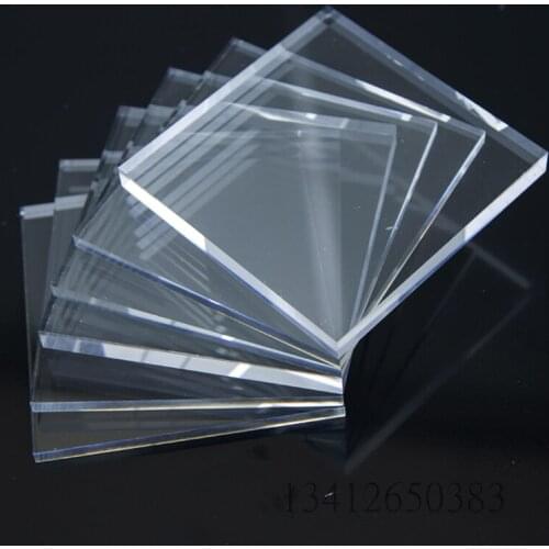 1pcs 100mm-300mm width 2mm-6mm thick acrylic board plexiglass plank High transparent plastic shutter DIY decoration boards