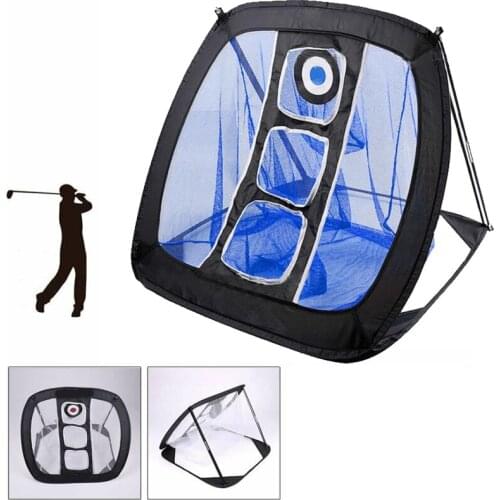 4Color Foldable Nylon Golf Practice Net Golf Indoor Outdoor Chipping Pitching Cages Golf Collecting Net Training Aids Equipment
