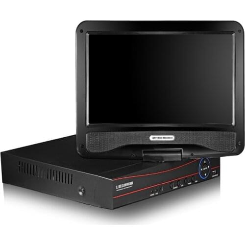 AHD Video Recorder Hybrid DVR 10 inch Monitor 8CH DVR XM cloud technology AHD/DVR/NVR/HVR 4 in 1 recorder