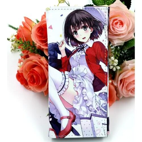 Anime Saekano: How to Raise a Boring Girlfriend Colorful Long Wallet Katou Megumi Clutch Purse