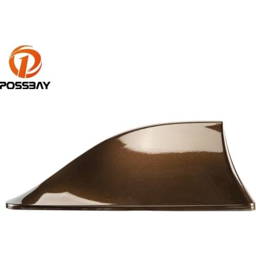 POSSBAY Universal Shark Antenna Auto Roof Shark Fin Antenna FM/AM Signal Aerial Car Styling for BMW Honda Toyota Hyundai Ford