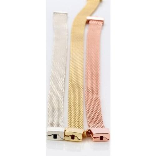 DoDoFly Luxury Original 100% 925 Sterling Silver Flat Chain Watch Chain Reflexions Series Diy Watch Chain