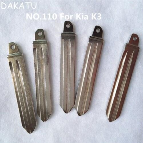 DAKATU 110# Original Replacement Flip Remote Key Blade Car Key blank For Kia K3 Flip Remote Key NO.110