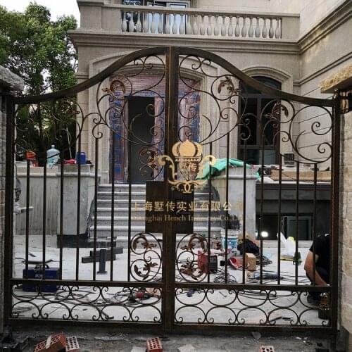 Hench 100% hot dip galvanized steel iron gates model hc-ig5