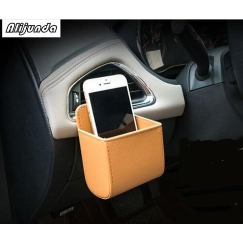 Car Organizer Box Bag Air Outlet Dashboard Hanging Leather Box for Lexus ES250 RX350 330 ES240 GS460 CT200H CT DS LX LS IS ES RX