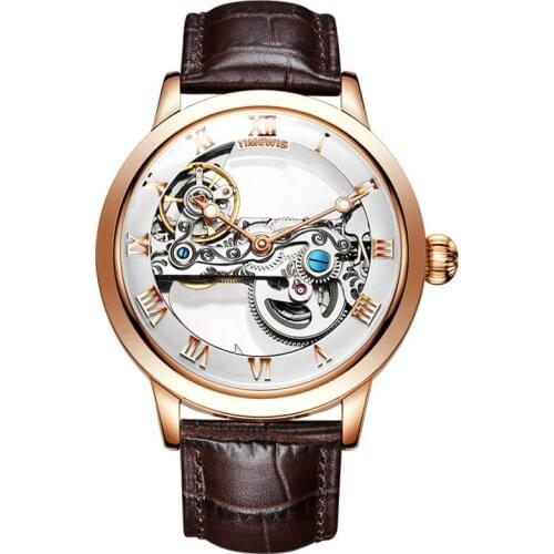 Lism Limited Edition Fabric Ceramic Bezel Watch Mechanical Hand Windstark Am0259 Automatic Self Wind Relojes Para Hombre Brass