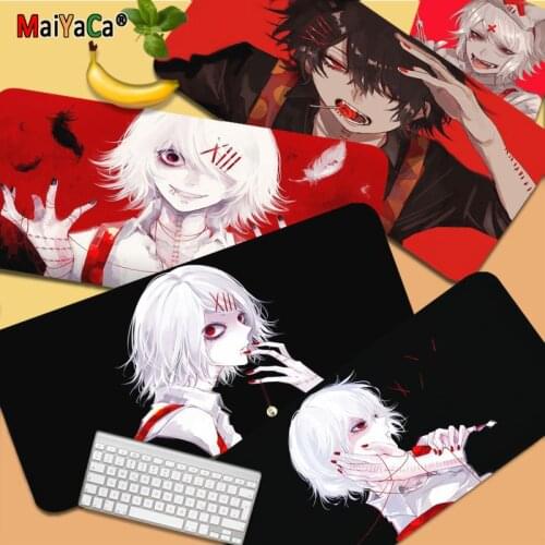 MaiYaCa Japan anime JUZO SUZUYA Office Mice Gamer Soft Mouse Pad Size for large Edge Locking Speed Version Game Keyboard Pad