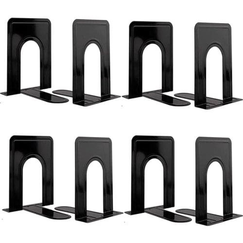 Metal Bookends for Home Office, Book Shelf Holder Home Decorative, Book Ends for Heavy Books,Shelves