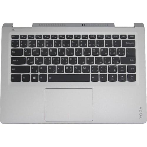 New For Lenovo Yoga710-14 Yoga 710-14 palmrest Arabic Keyboard upper cover Touchpad Backlight 5CB0L47355