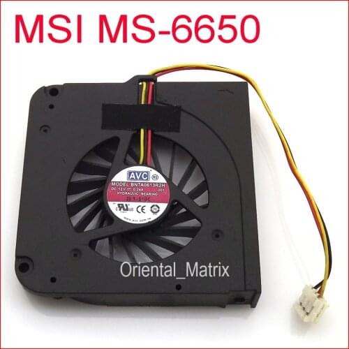 NEW BNTA0613R2H DC12V 0.24A 3PIN Cooler Fan For MSI MS-6650 Cooler Fan