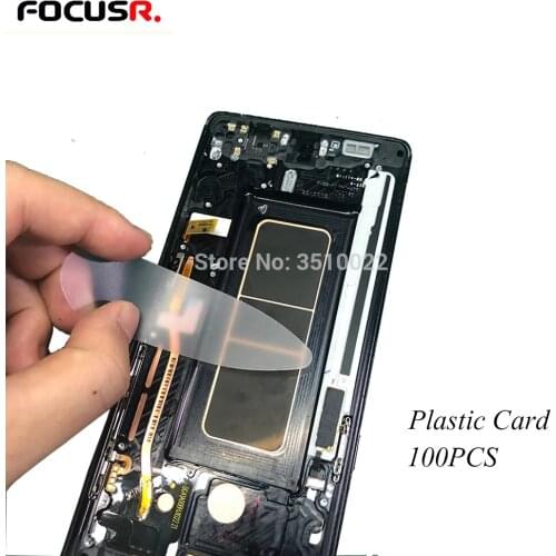 100pcs Plastic Separating Card For Samsung Separating Frame/Glass S6 edge S6 edge+ S7 edge Phone Repair Tools Repair Tool Sets