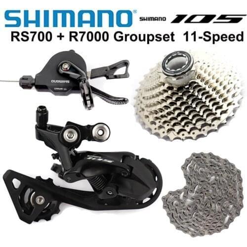 SHIMANO RS700 + R7000 Groupset 105 R7000 Derailleurs ROAD Bicycle SL+RD+CS+CN Front Derailleur REAR DERAILLEUR