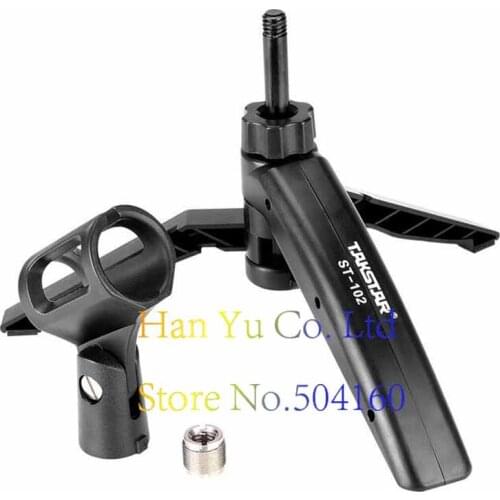 Takstar st-102 transmittances microphone desktop mount folding tripod lift tripod microphone stand