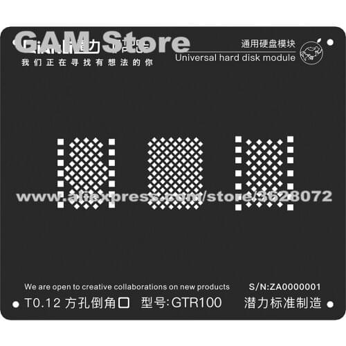 For iPhone 6 6Plus 6SP 7 7P 8 8P X Nand Flash Chip BGA Stencil Reballing IC Pins Thicken Tin Plant Net Direct Heating Template