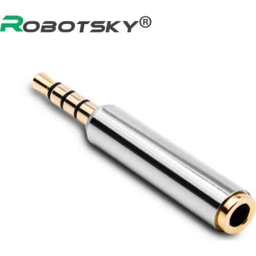 Universial 3.5mm Male to Female Audio Adapter to CTIA conversion Audio Adapter for Earphone