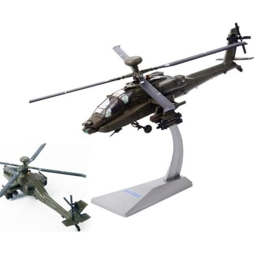 1/72 US American AH-64A APACHE Helicopter Army Fighter Aircraft Airplane Static Model Adult Children Toys Military Souvenir Gift