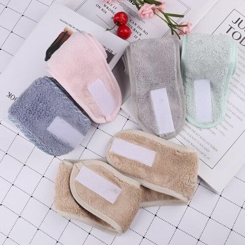 1PC Adjustable Facial Hairband Makeup Head Band Toweling Hair Wrap Shower Caps Stretch Towel Cleaning Cloth Hair Acessories