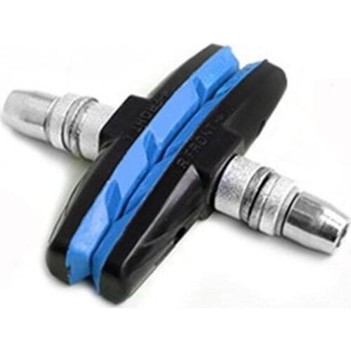 2Pc Bicycle Brake Pads Cycling Bike V Brake Holder Pads Shoes Blocks Rubber Friction Rim Brake MTB Road Mute Bike Brake Pads