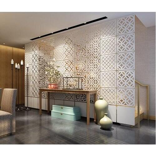 6pcs Hanging Room dividers partitions Folding screen Decorative partition aluminium chain curtain paravent Hanging mobile scre