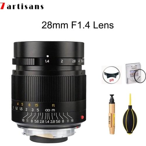 7artisans 28mm F1.4 Large Aperture paraxial M-mount Lens for Sony FE-Plus Leica Cameras M-M M240 M3 M5 M6 M7 M8 M9 M10