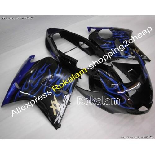 CBR 1100XX ABS Fairing For Honda CBR1100XX Blackbird 1996-2007 Black White Motorcycle Fairings (Injection Molding)