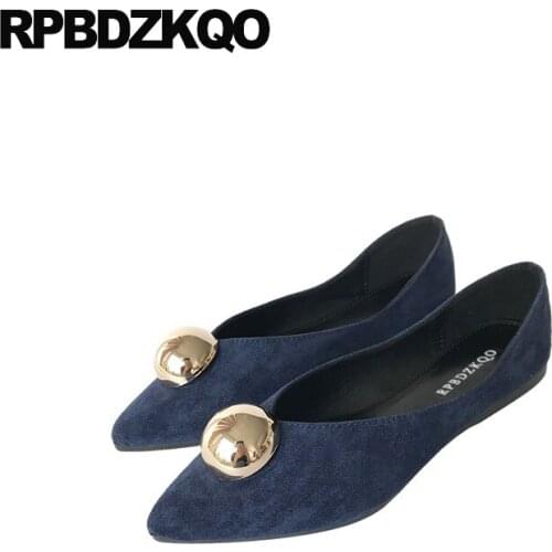 Spring autumn slip on female cheap china pointed toe chinese 2018 designer women flats shallow ladies beautiful shoes suede