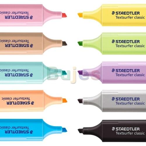 STAEDTLER Highlighter Marker Pen 364 C, Childrens Macaron Color Student Office Highlights Color, 5mm