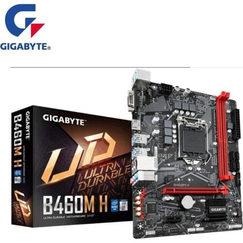 NEW For Gigabyte GA B460M H Motherboard LGA 1200 B460 Desktop Mainboard Support i3 i5 i7 10400F 10400 10100F 10700K