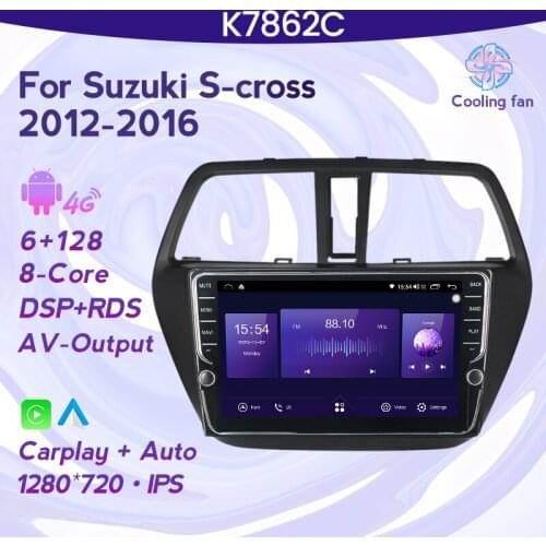 New system!PX6 8cores 4+64GB android 10 car radio player for Toyota Land cruiser 100 2005-2007 SWC 4G WIFI carplay navigation
