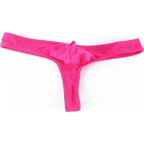 Mens Underwear Thongs Sexy Breathable Mini T-Back G-String Briefs Seamless Erotic Lingerie Fashion Bikini Briefs Male Panties