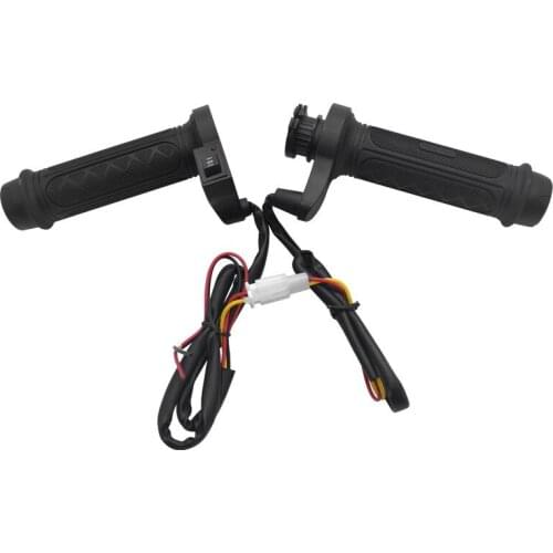 NEW-12V Universal Motorcycle 7/8 Inch 22mm Electric Hand Heated Molded Grips Handle Handlebar