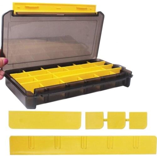 Single-Layer Fishing Baits Box Large Capacity ABS Portable Fishing Box Outdoor Lure Hooks Case for Outdoor