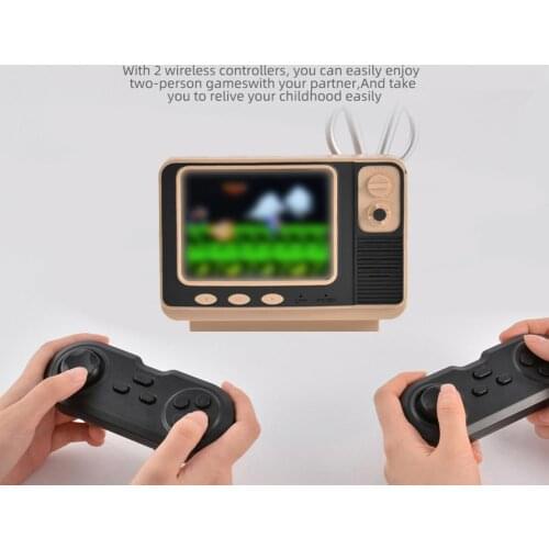 Handheld Device Retro Portable with 2 Wireless Controllers 108 Games TV Game Console for Home