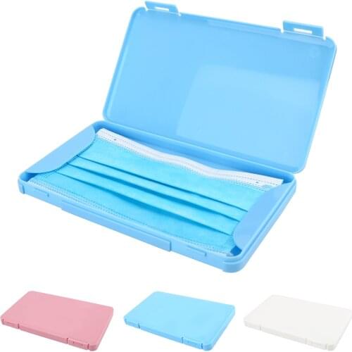 Dust-Proof Moisture-Proof Portable Face Mask Storage Box Card Bill Storage Case Disposable Mask Storage Case Mask Holder