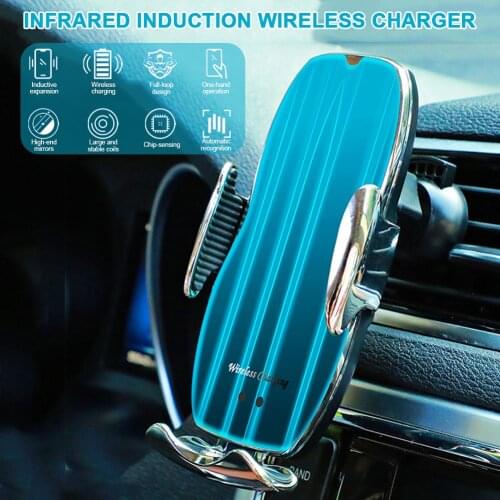 QI Wireless Charger Phone Bracket for Car Ai Vent Adjustable Phone Holder for Phone 4" to 6.9"