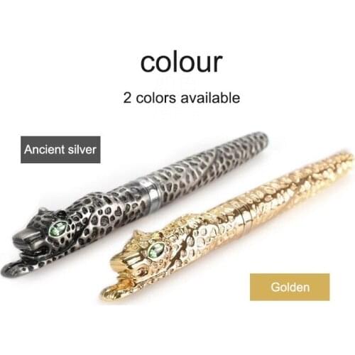 Luxury Jinhao Roller Ball Pen Leopard Ink Pen Art Pens Luxury Collection Office Gift Ballpoint pen