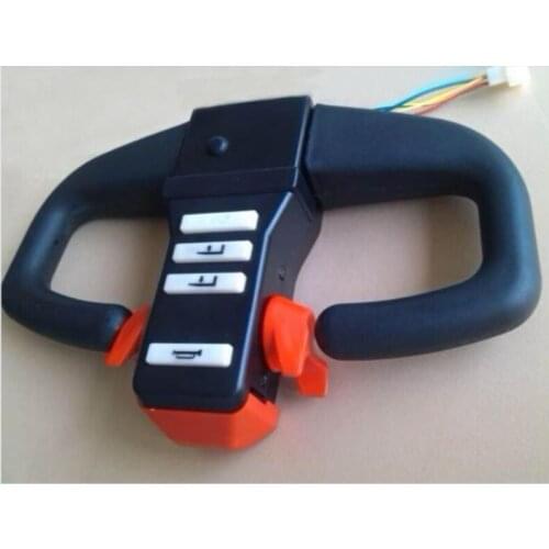 Tiller Head Operating Handle Actuation Lever Assembly With Throttle Pedal For Electric Stacker Electric Pallet Truck