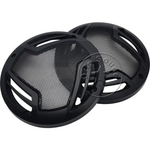 For 6" inch Speaker Grill Net Cover Decorative Circle Metal Mesh Grille Protection 179mm #Black