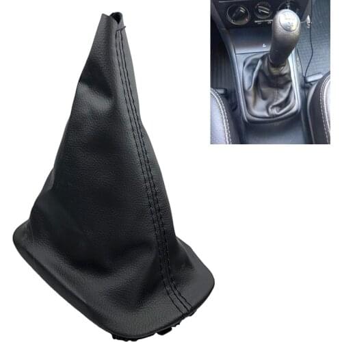 Gear Shift Knob Gaiter Boot Cover Frame Base Case Gear Shift Knob Lever Shifter Gaiter Boot for Skoda Octavia MK1 A4 1997-2011