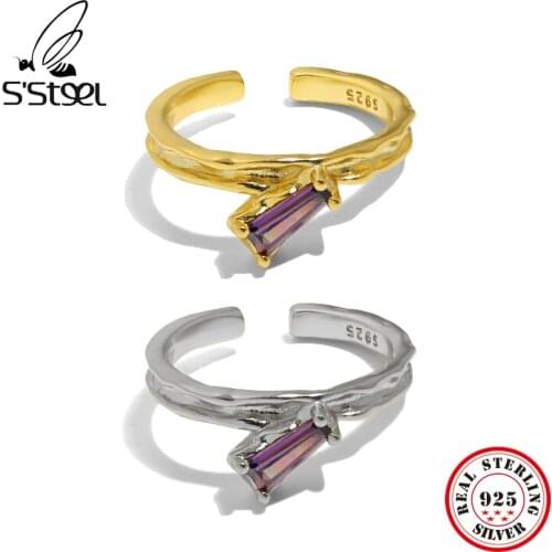 S'steel Rings With Cubic Zirkonia For Women