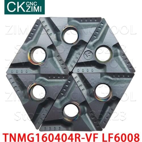 TNMG160404R-VF LF6008 TNMG331 LF6008 Carbide slotting inserts External turning insert CNC lathe cutter tools TNMG 1604 for steel