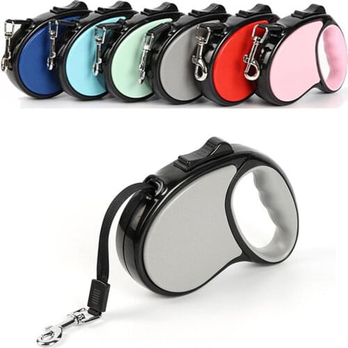 Retractable Nylon Durable Dog Leash Automatic Lead Extending Puppy Walking Leads For Small Medium Dog Holding Rope Pet Supplies