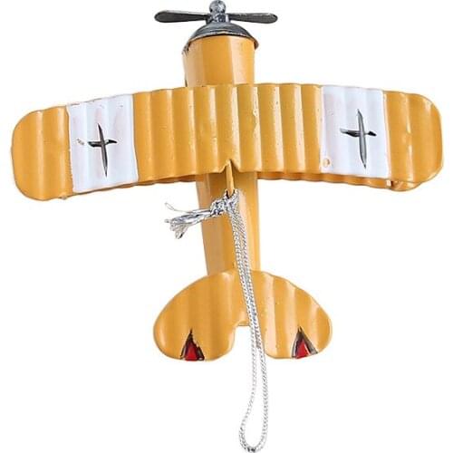 Zakka metal crafts retro metal aircraft model decoration creative home decoration shooting props