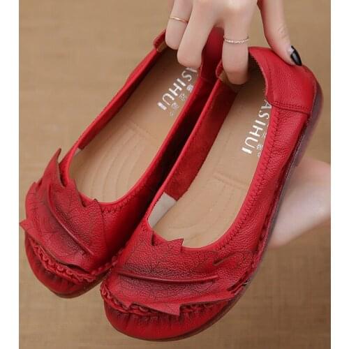 Female Oxford Shoes Women Genuine Leather Flat High Quality 2021 Autumn New Arrival Womans Shoes Ladies Comfort Loafers