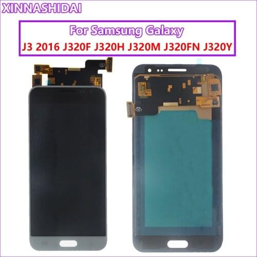 Copy OLED LCD Display For SAMSUNG Galaxy J3 2016 J320 J320F J320FN Touch Screen Digitizer Assembly 100% Tested Free Shipping