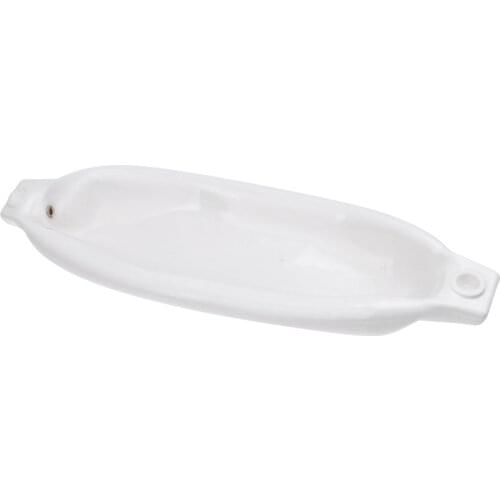 1 Pcs Anti-UV White PVC Marine Yacht Boat Fender Bumper Dock Shield Protection Deflated 16.5'' x 4.33'' For Boat Yacht Etc