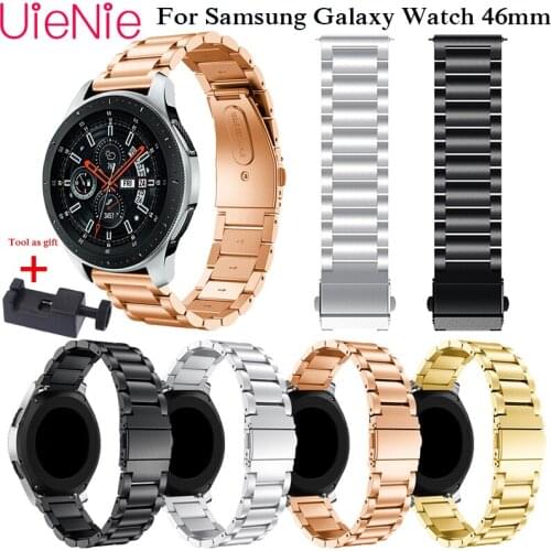 22mm Stainless Steel Watch Bands For Samsung Galaxy 46mm Bracelet Strap for Samsung Gear S3 Classic/Frontier Sport Band