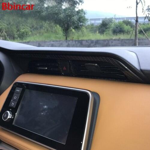 Bbincar ABS Center Air Conditioning Outlet Decoration Cover Trim Sticker Left Hand Driver Model For Nissan Kicks 2016 2017 2018