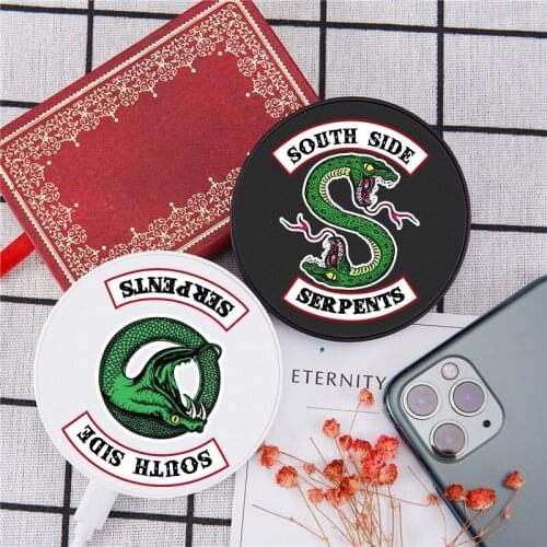 Hot TV Riverdale Qi Wireless Charger For iPhone 11Pro Max 8 Plus X XR XS Charging Pad Induction For Samsung S20 S10 Xiaomi Mi 9